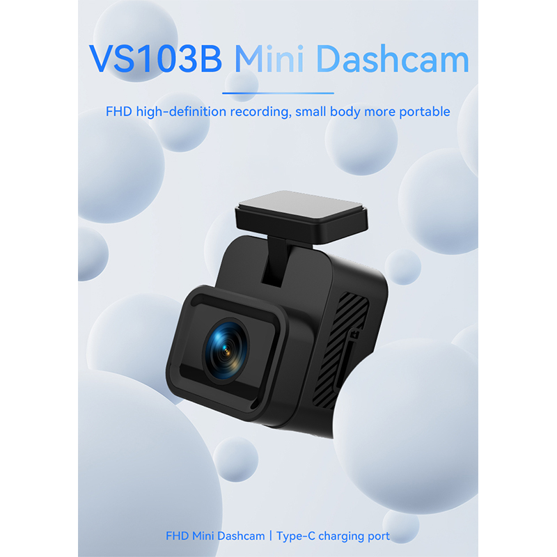 1080P Mini Driving Recorder - Super Small Cute Appearance Type-C Power Supply/24-hour Parking Monitoring/Built-in WiFi