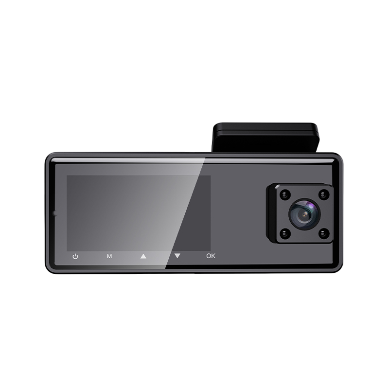 Three-Channel Driving Recorder — 1080P in Front, Back and Interior of The Car | Novatake Chip | 256GB Expansion | Infrared Night Vision | Super Capacitor