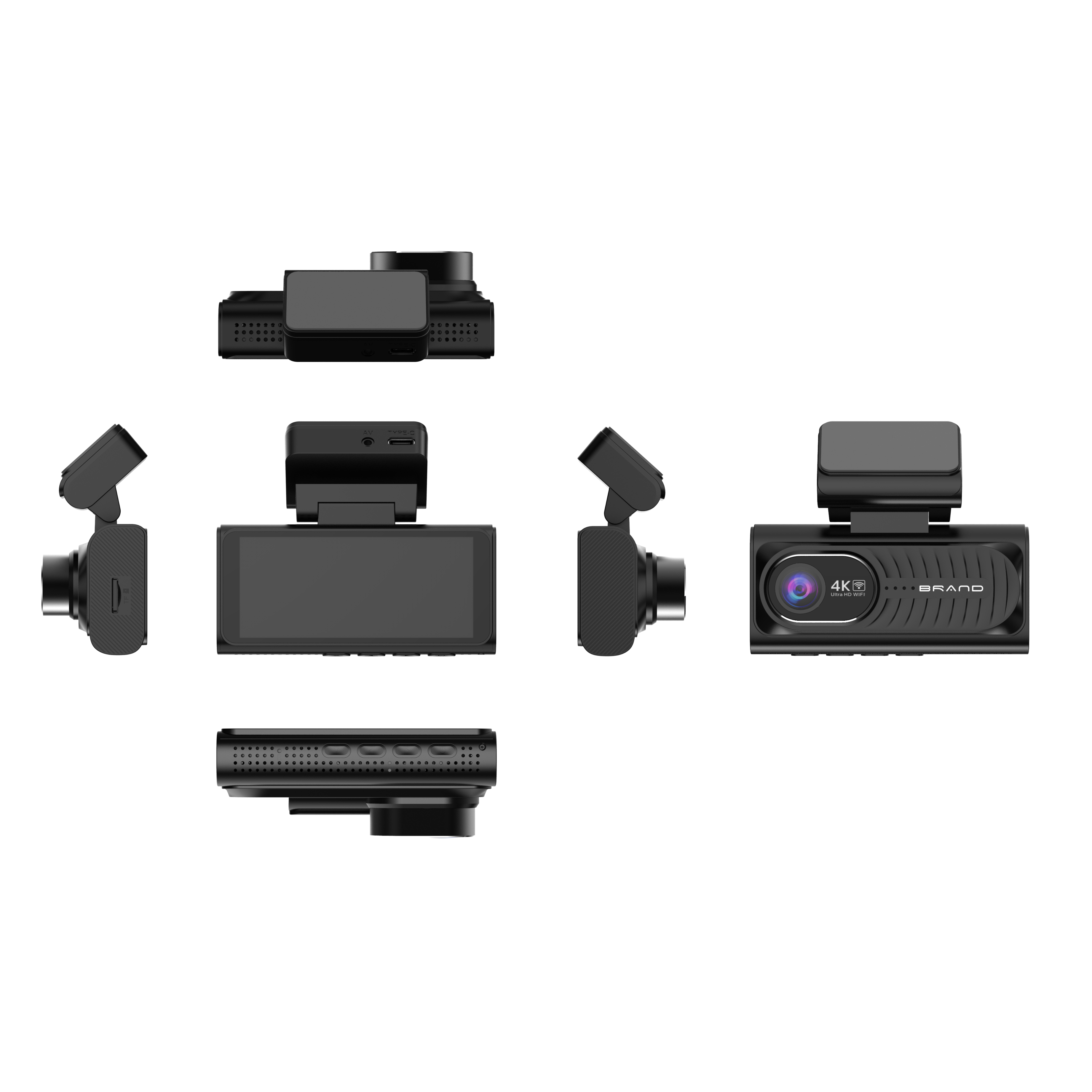 T19-4G Dual-Channel Dashcam: 4K Front & 1080P Rear Smart Recorder | 3.69