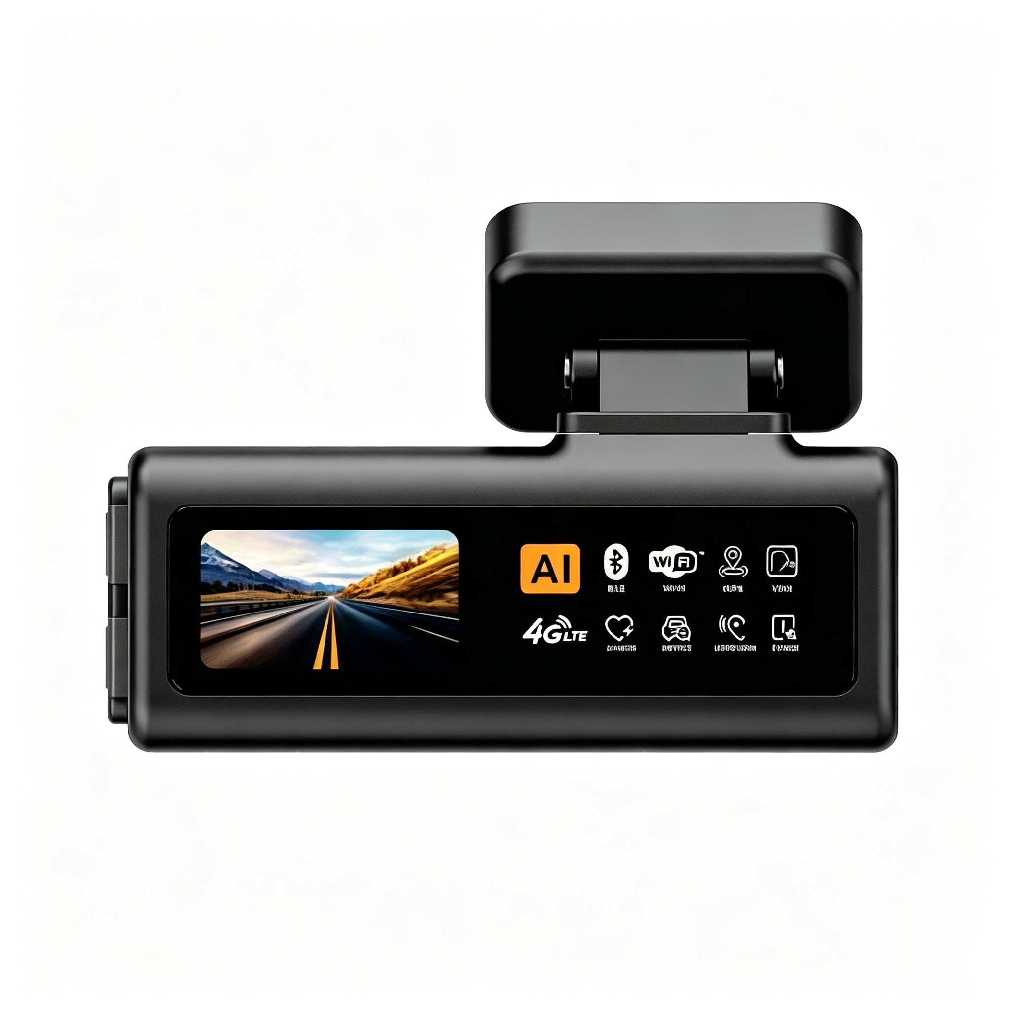 T231 4G Cloud Dashcam with 1.41” Screen: 2.5K Ultra-HD | Real-time Display | Built-in GPS | Manufacturer Factory | OEM ODM | CAT1 | Fleet Management