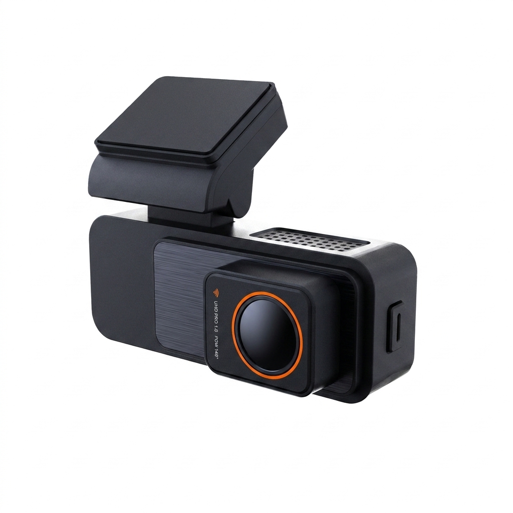 Lightweight Aluminum Dash Cam | 4K+2K Dual Lens with Adjustable Angle